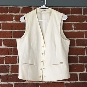 Retro Zara Man Vest White